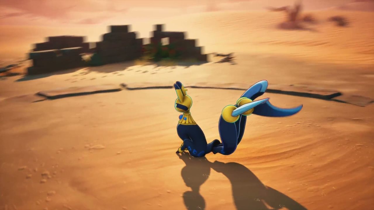 A Neoran sprinting across the valley during a run