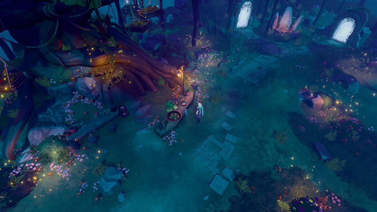 Official screenshot 1: a character beside a boat