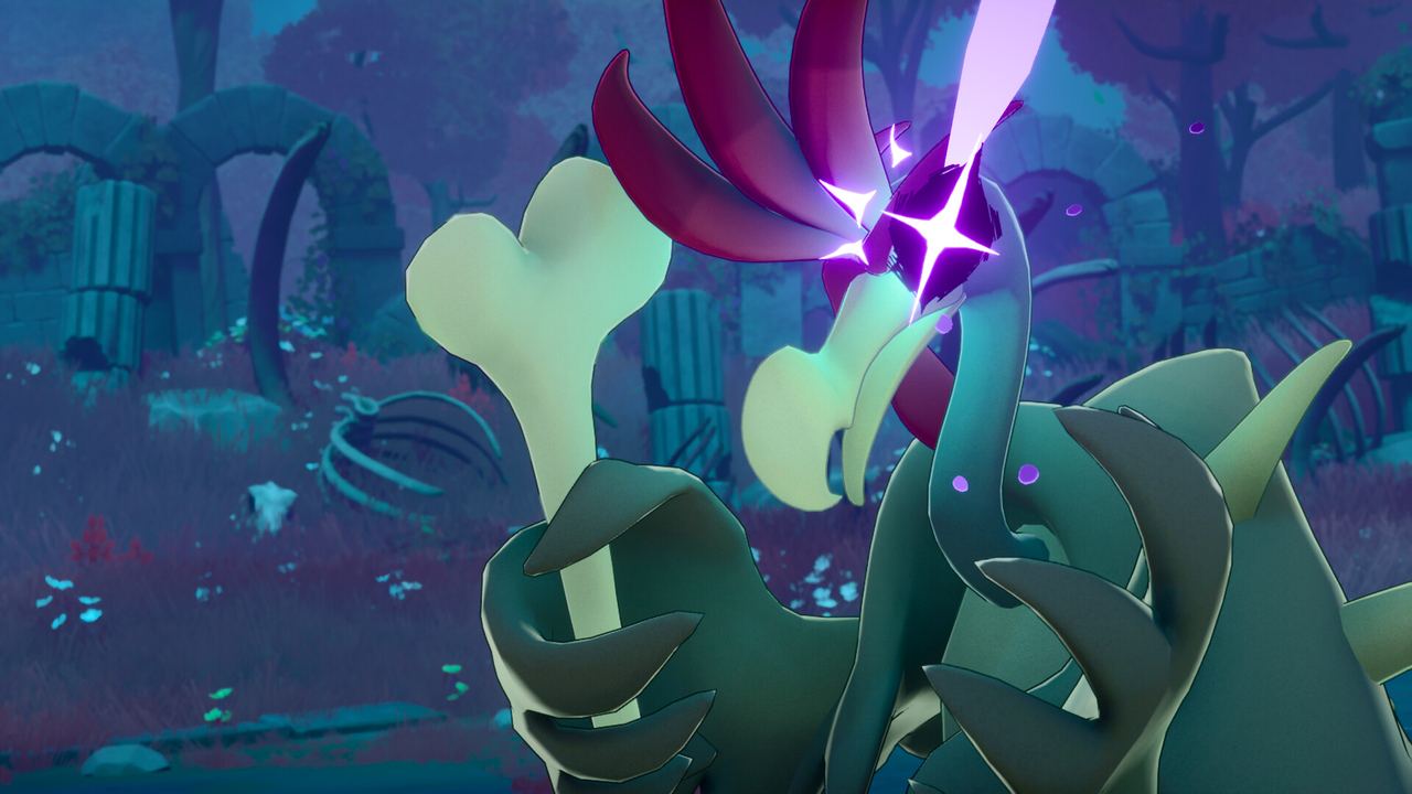 Official screenshot 5: a creature with a glowing eye in a dark hall