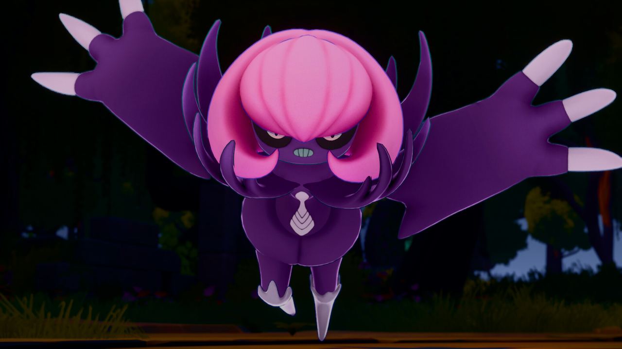 Official screenshot 7: a pink-haired winged creature mid-motion